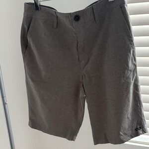 O'Neill Men's Gray Flat Front Shorts